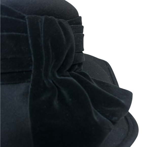 Eric Javits velvet vintage hat with wire brim in excellent vintage condition - Picture 11 of 14